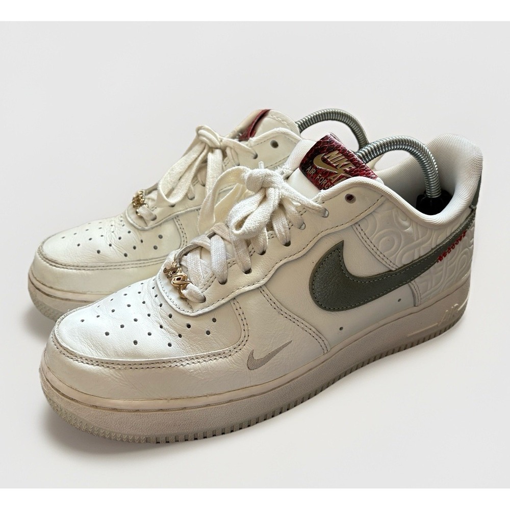 Nike Air Force 1 Low‎ 'Year of the Snake' Men's 8 Jade Sail HV5979-130 Authentic